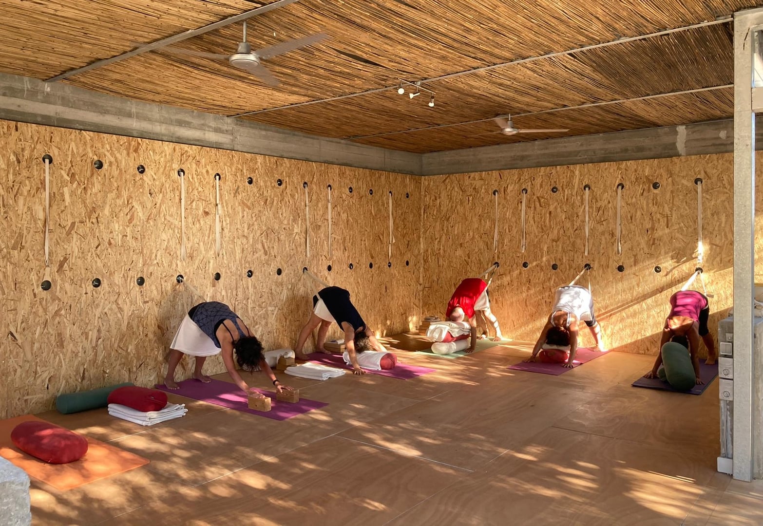 Iyengar yoga en vacances en Crète, Grèce, avec Victoria Bridges