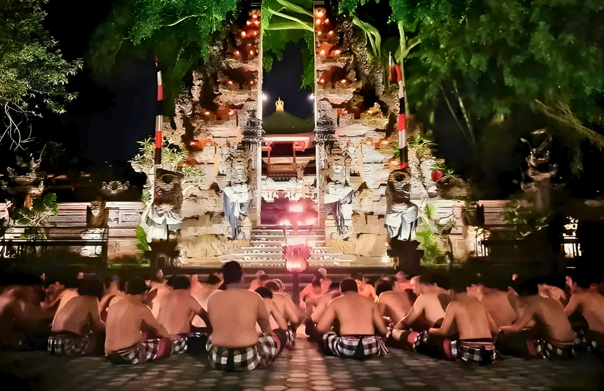 Danse du feu au Temple