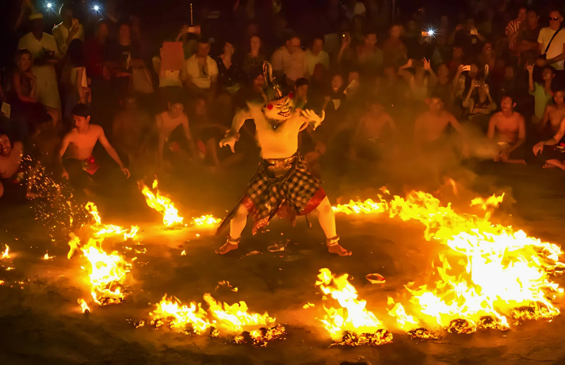 Danse du feu au Temple