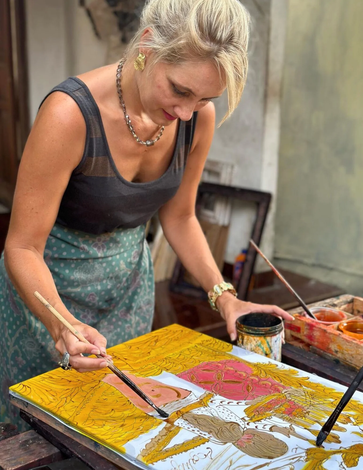 COURS DE PEINTURE BATIK