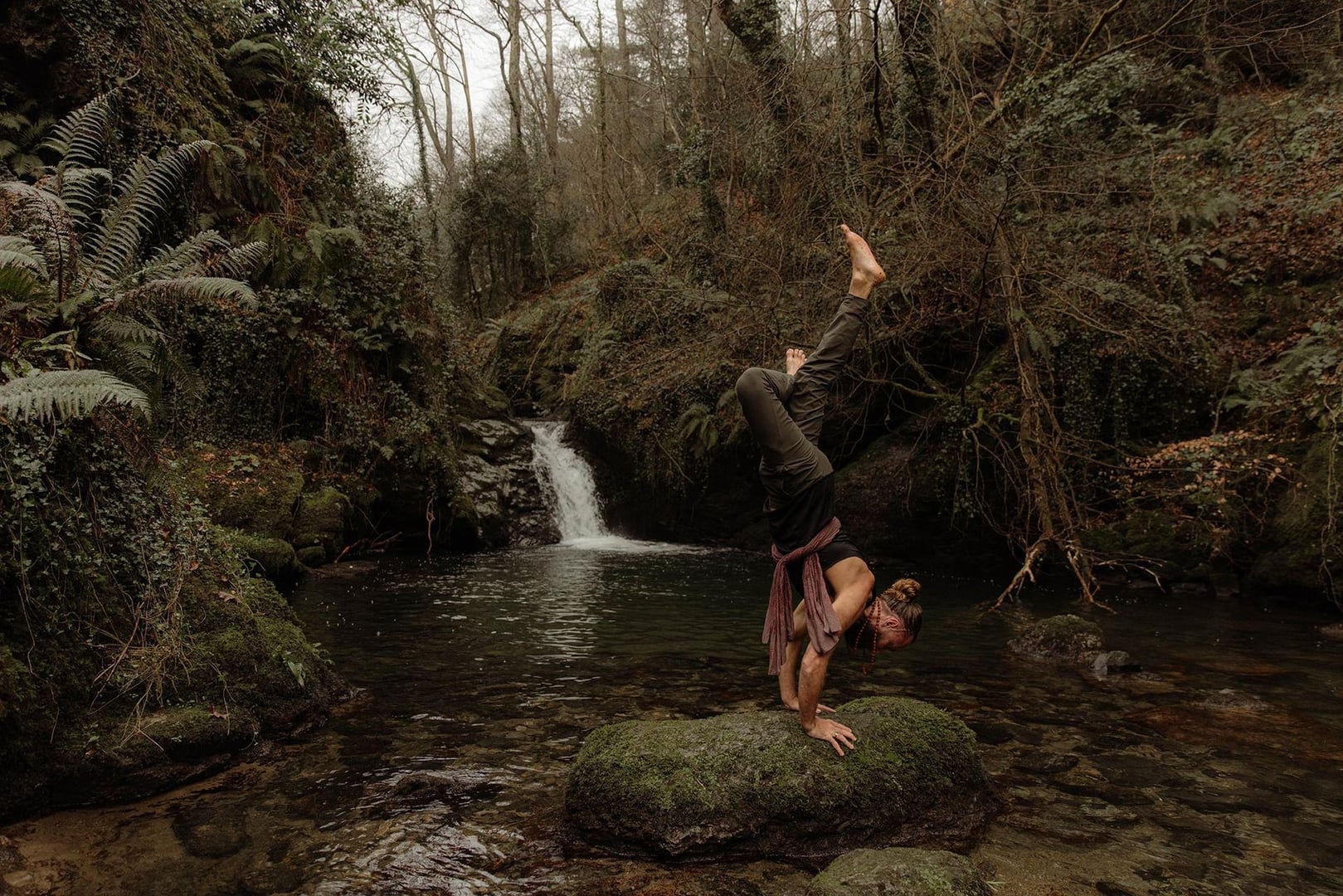Yoga, eau froide et respiration