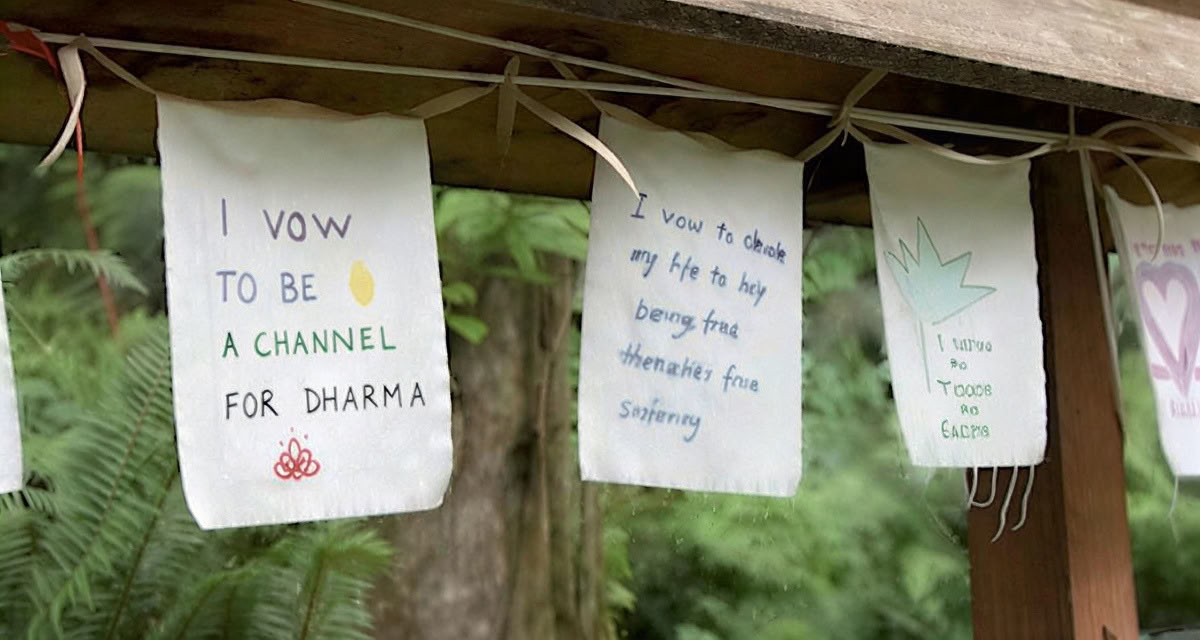Thé pour les nouveaux membres au Great Vow Zen Monastery