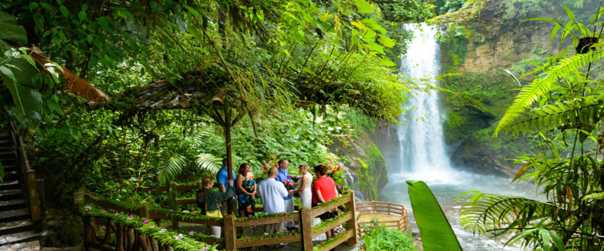 Jardins de la cascade de La Paz
