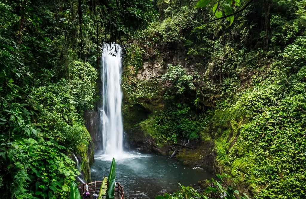 Jardins de la cascade de La Paz