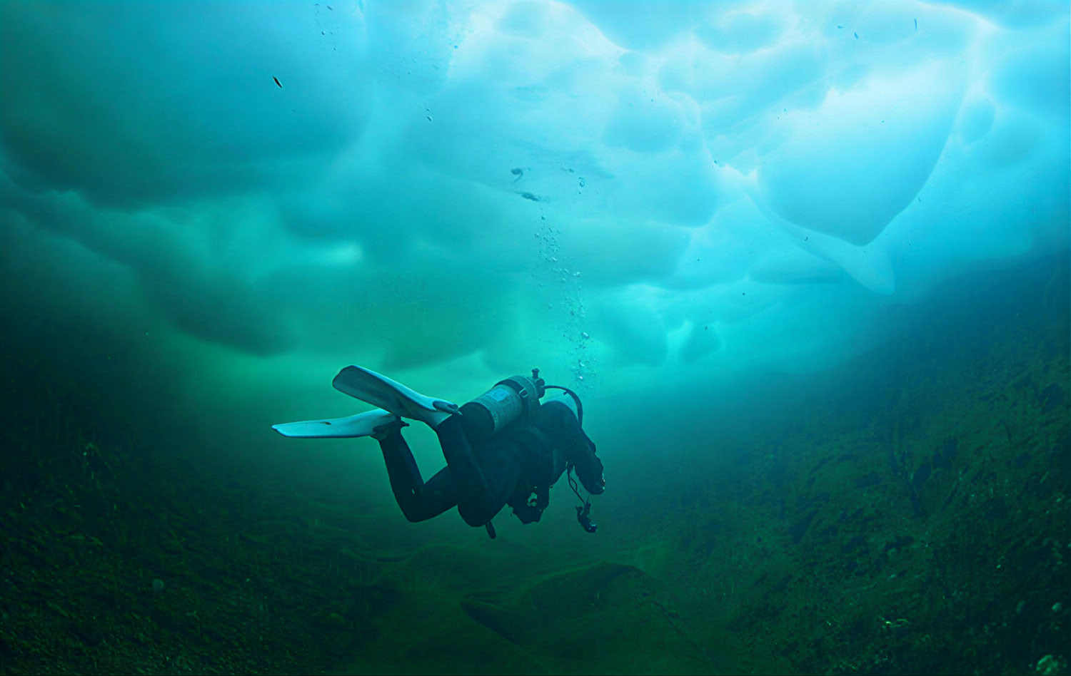 Plongée sous glace