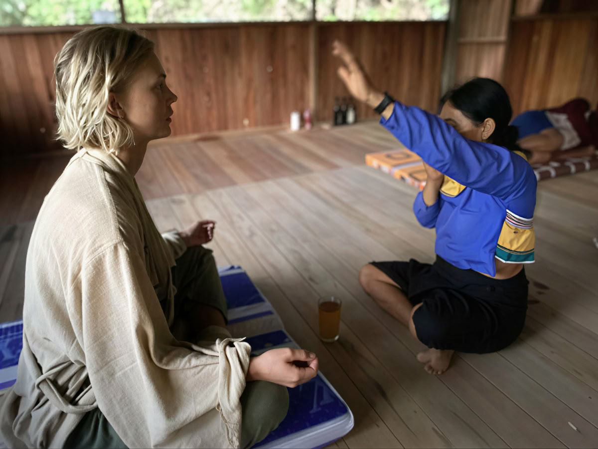 Cérémonie rituelle d'Ayahuasca