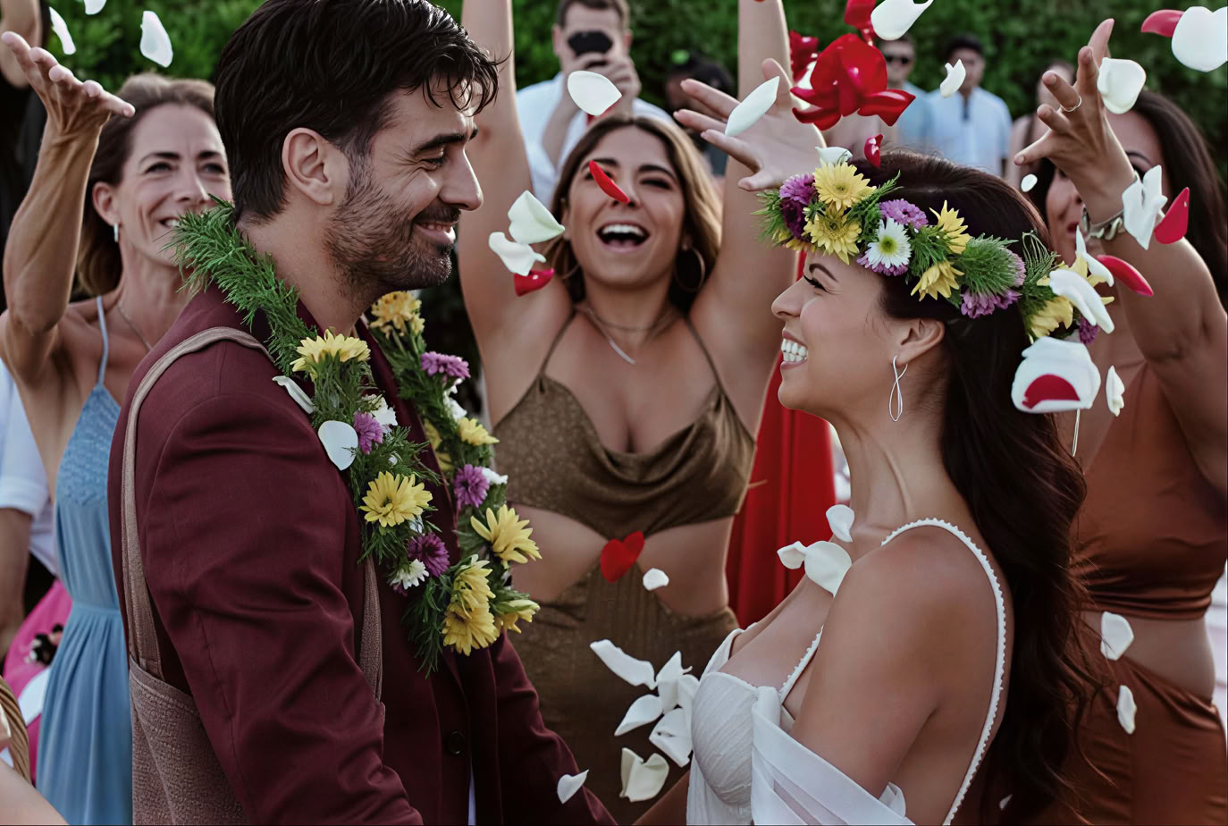 Cérémonie traditionnelle d'union matrimoniale maya