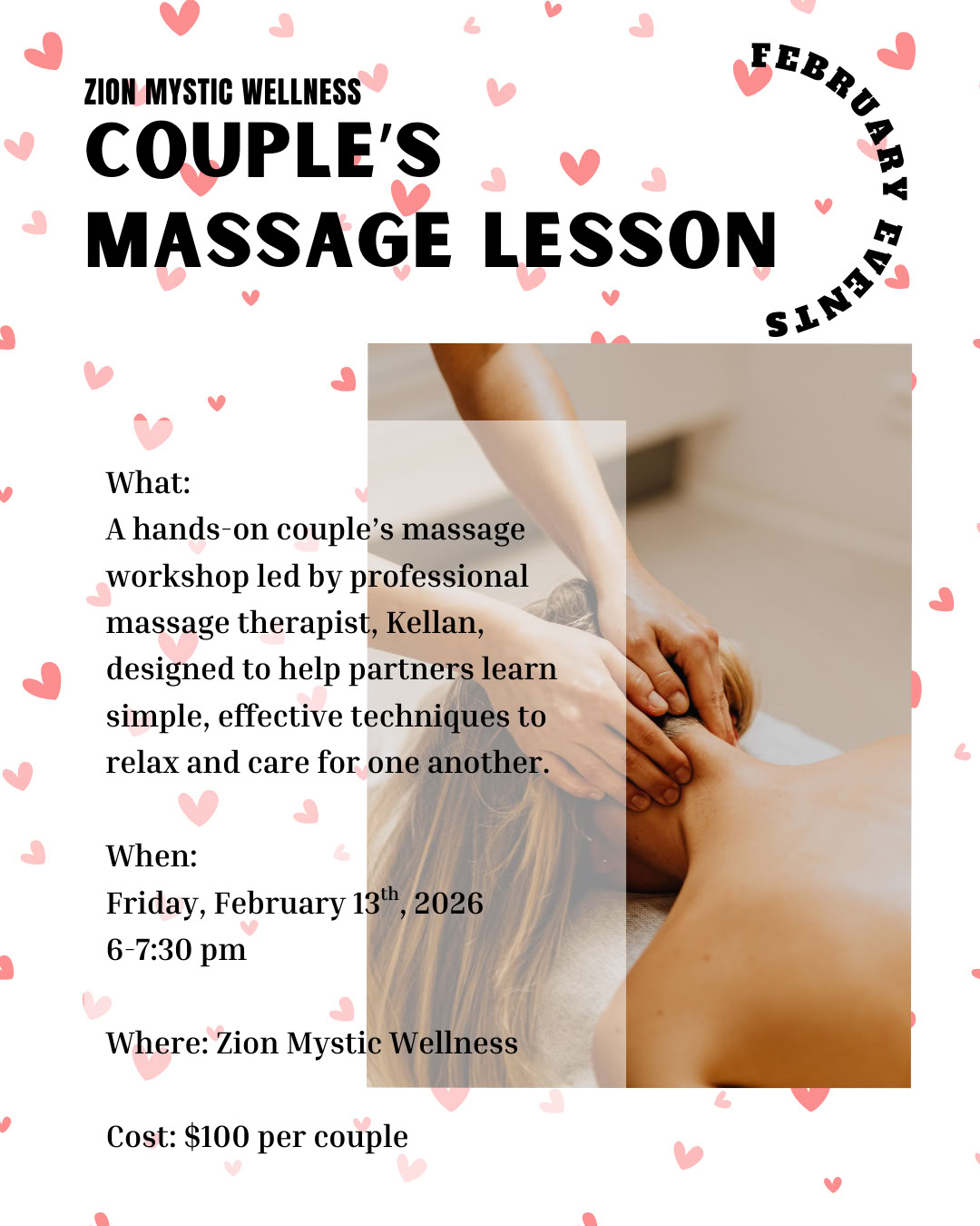 Leçon de massage en couple avec Kellan Cox