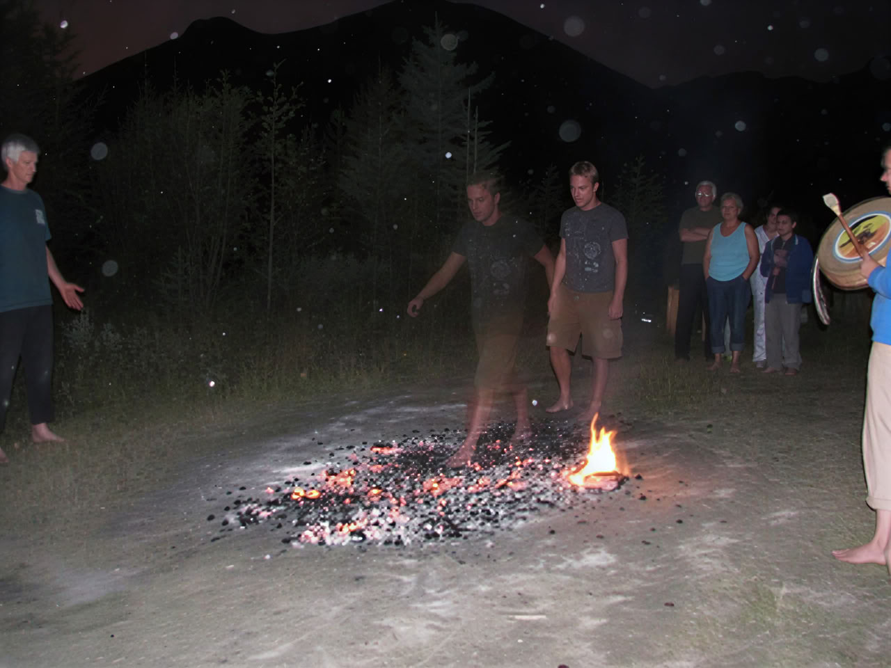 Cérémonie de marche sur le feu