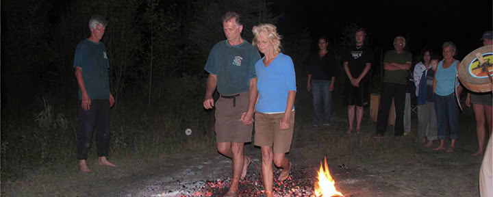 Cérémonie de marche sur le feu