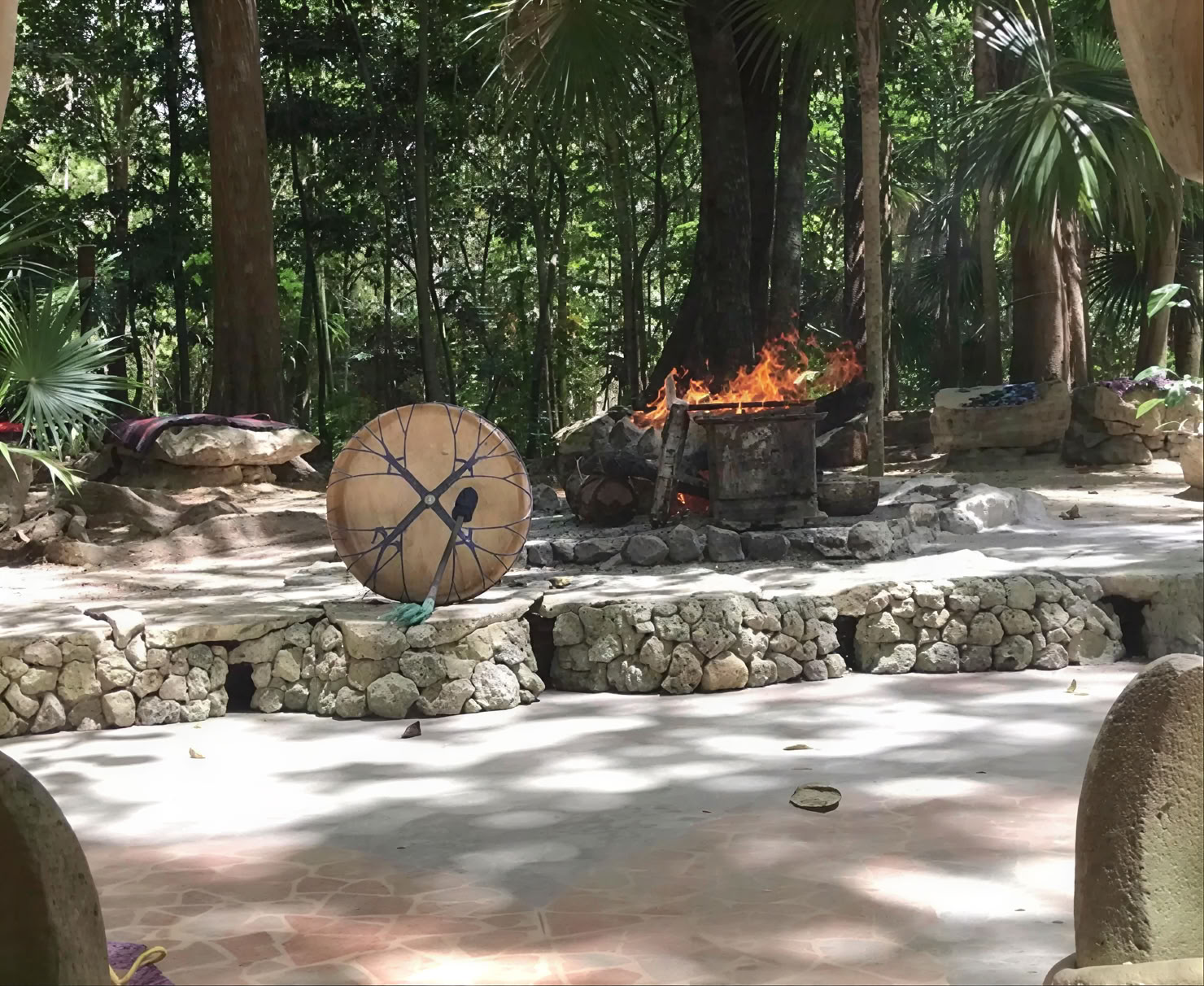 Temazcal privé et massage synchro en couple