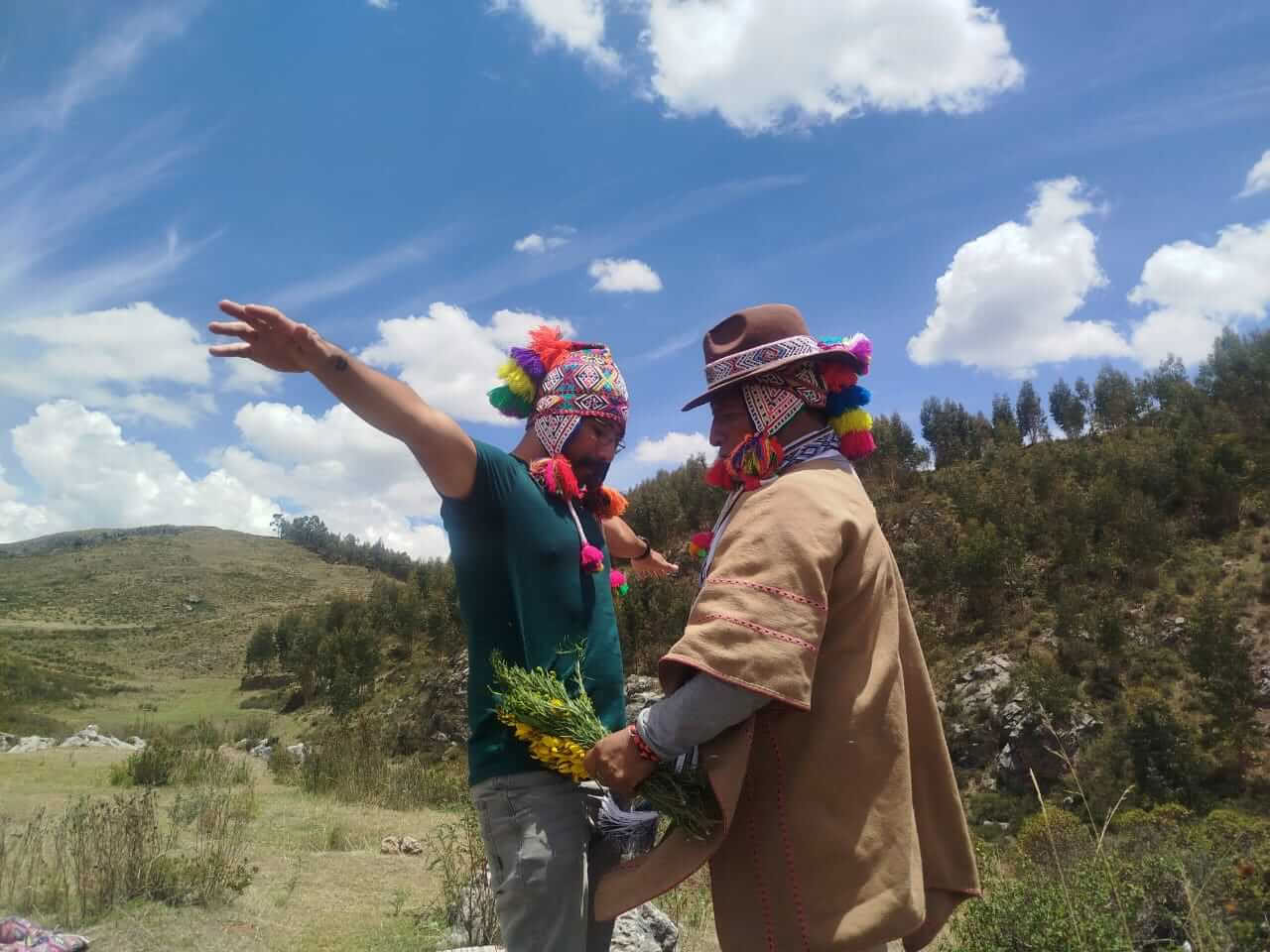 Cérémonie pour l'Esprit de la Terre « Pachamama »