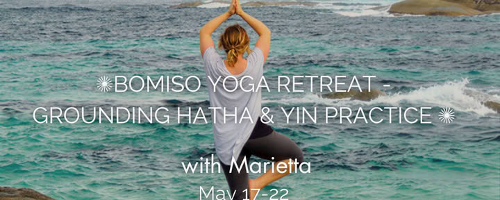 BOMISO Yoga retraite – pratique Hatha & Yin d’ancrage