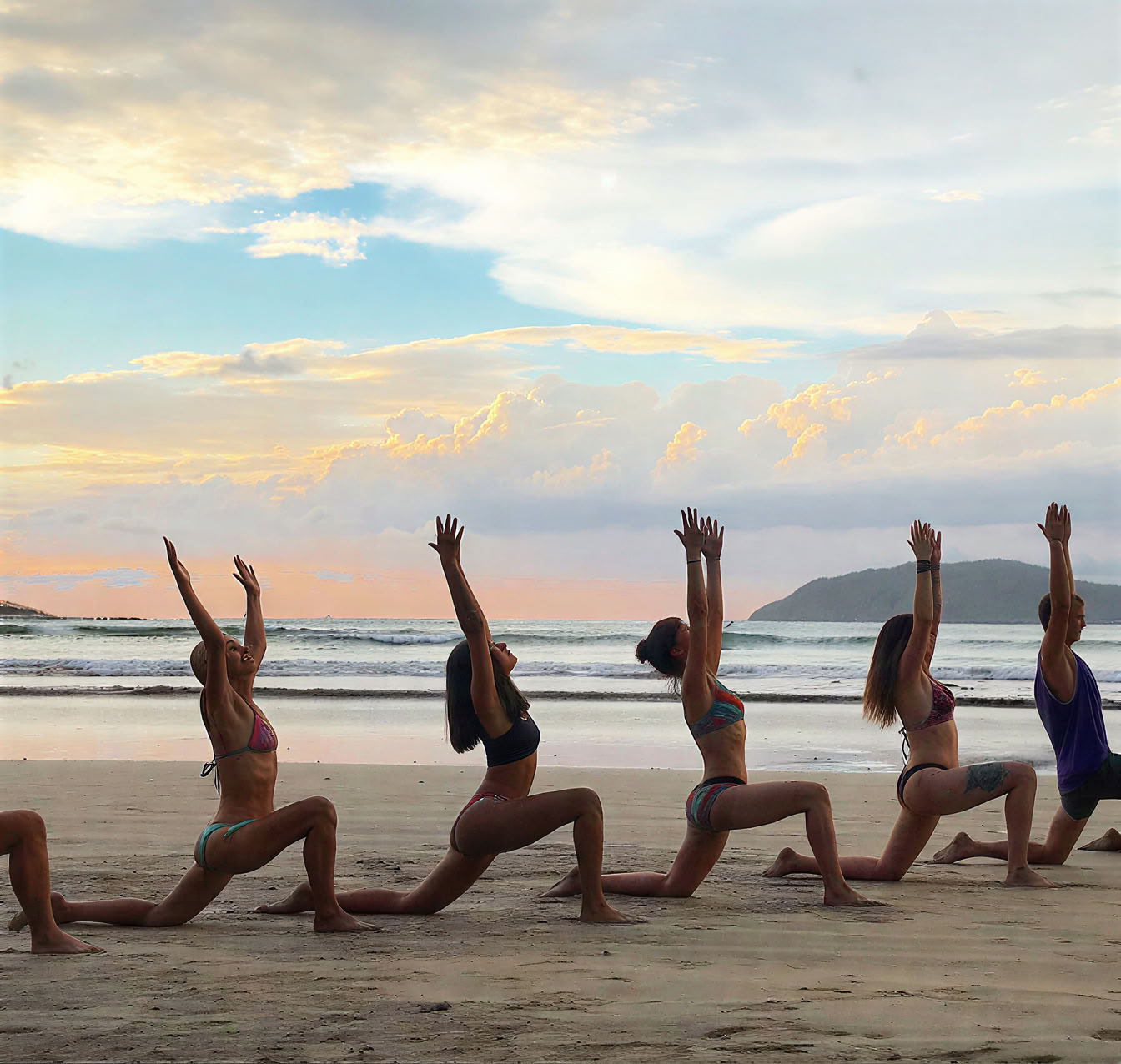 Yoga sur la plage & travail respiratoire