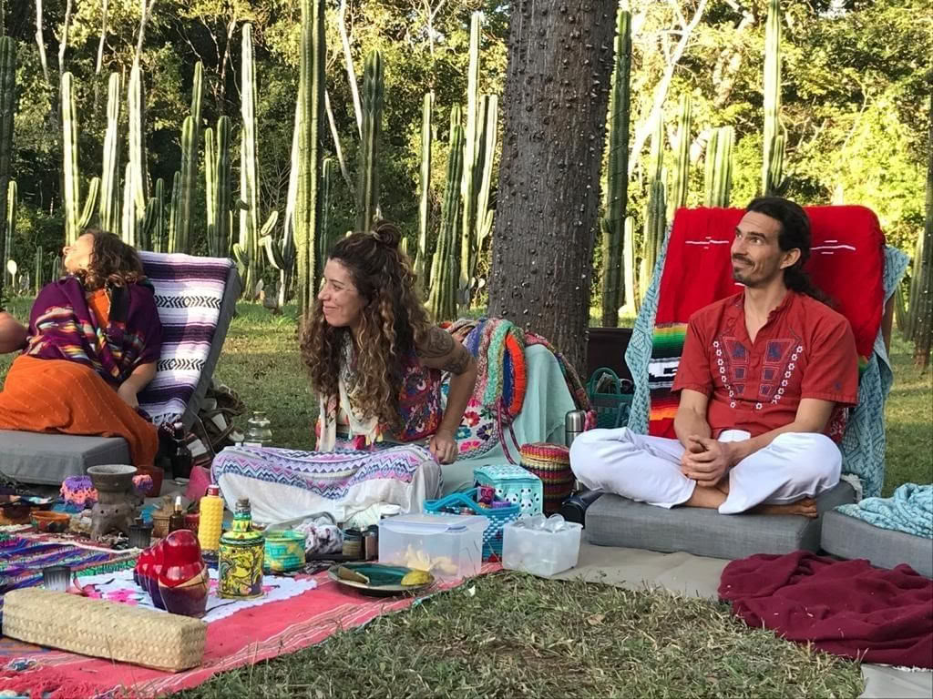 Cérémonie ancestrale de guérison au cacao dans le labyrinthe