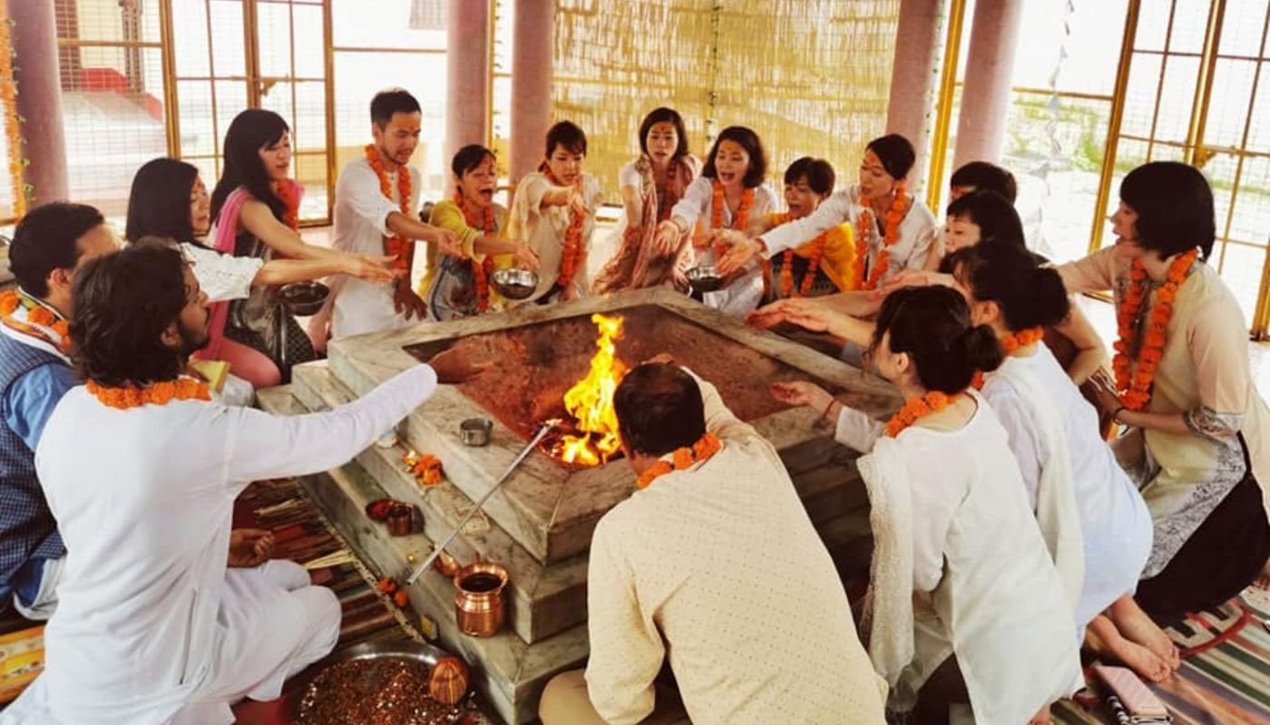 Expérience de vie en ashram
