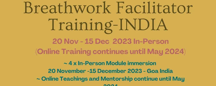 Formation de facilitateur en Breathwork thérapeutique - INDE — Evolve Breath Body ™ – Module 1