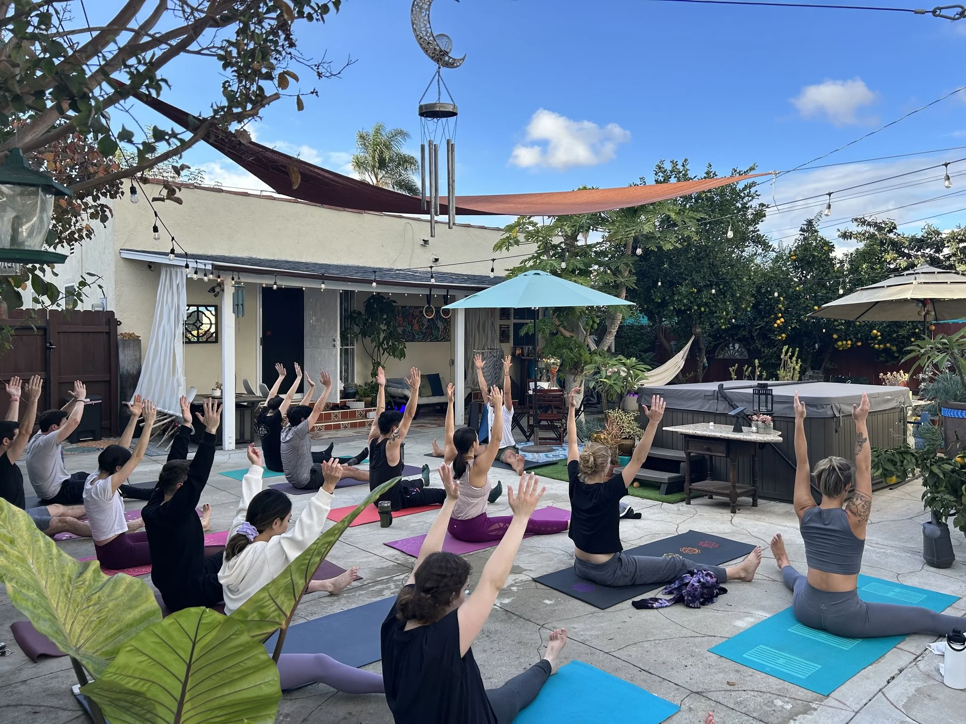 Cours de yoga communautaire