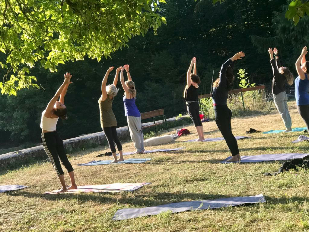 Yoga et méditation en marchant