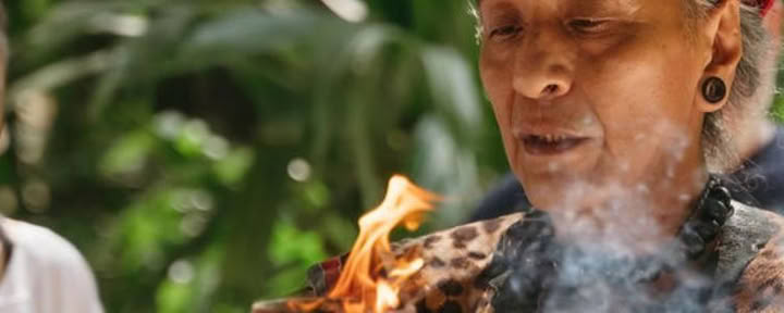 Cérémonie de guérison en jungle