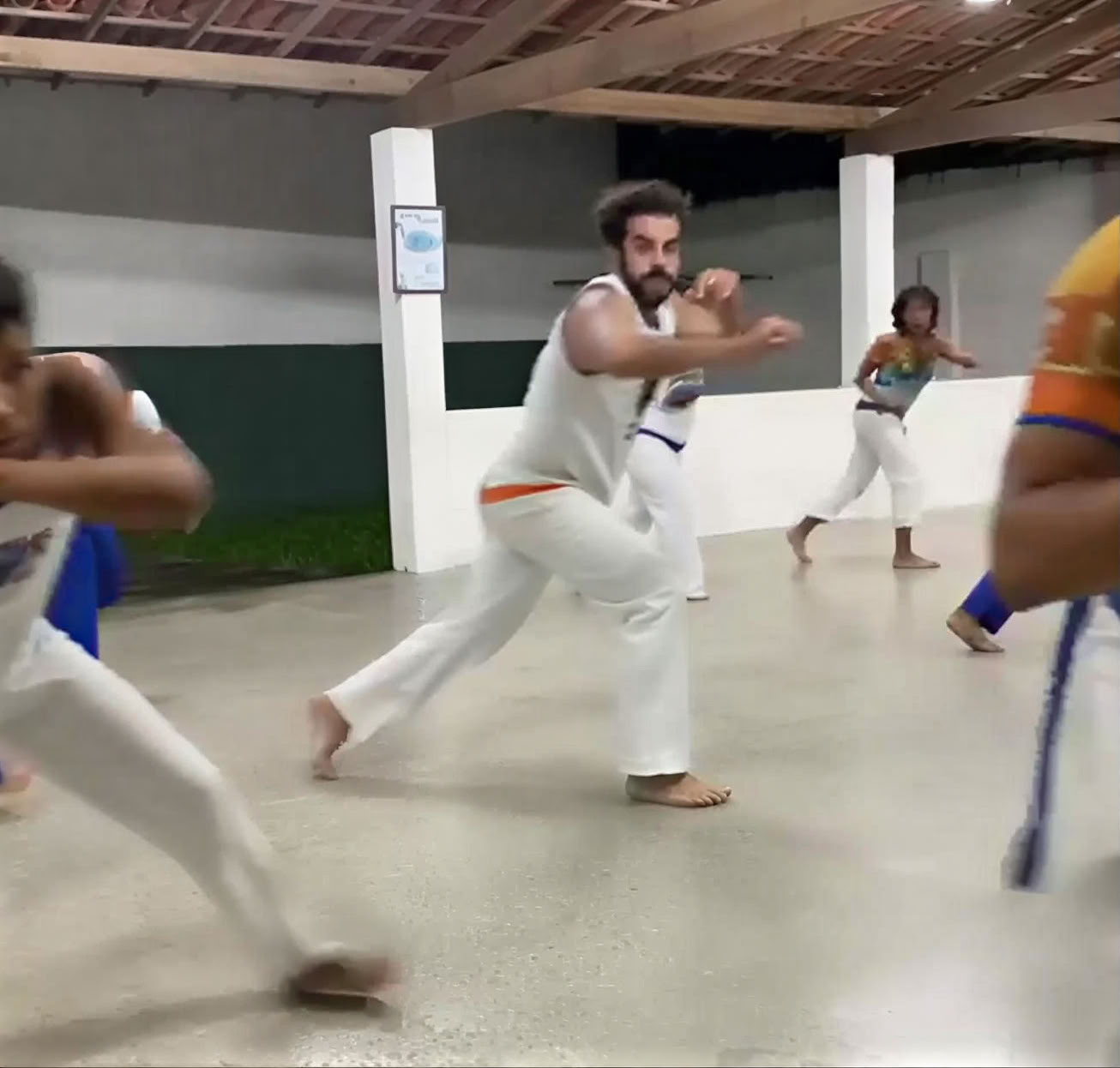 Camp de capoeira brésilien