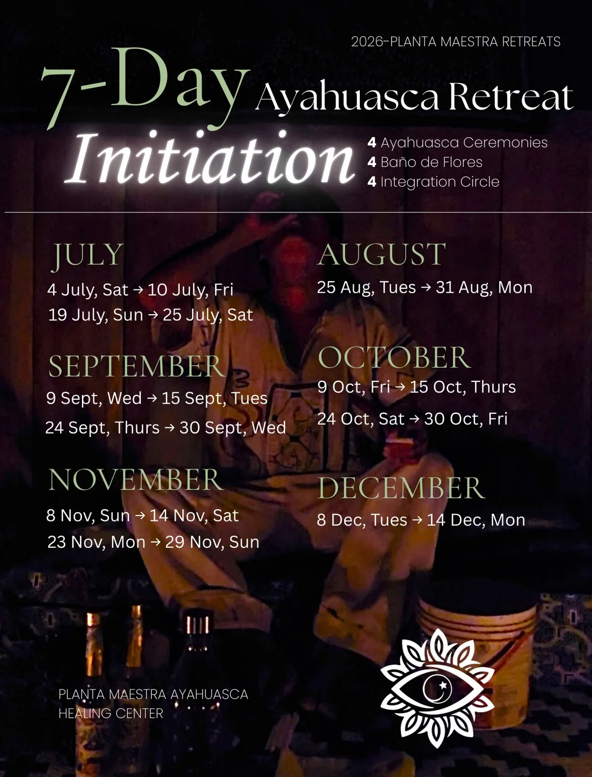 Initiation à l'Ayahuasca de 7 jours