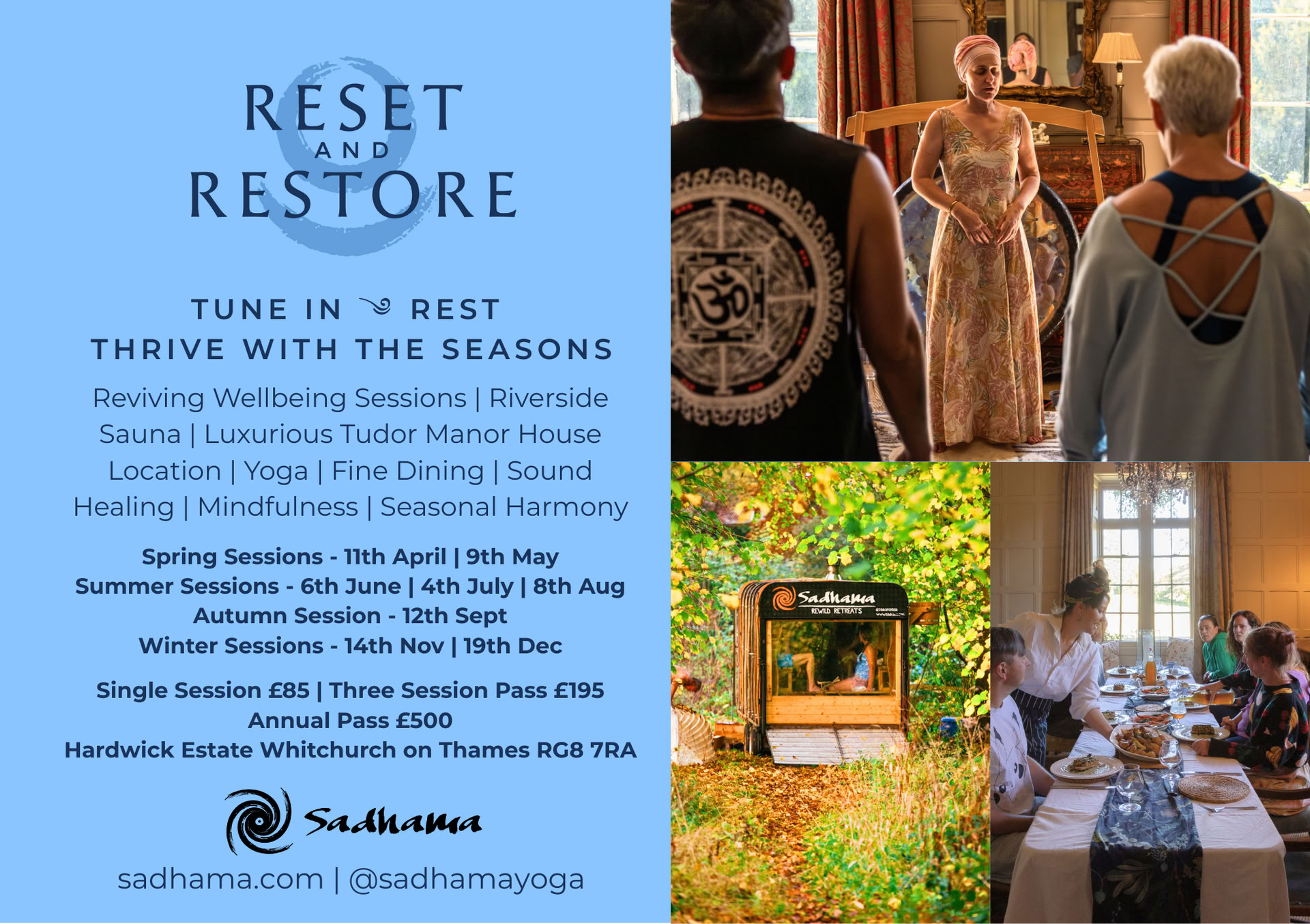 Reset and Restore – Twilight Supper Club Retraites