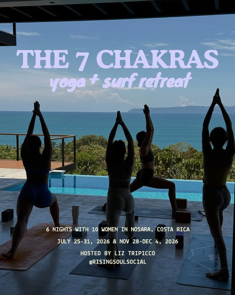 La retraite de yoga et surf des sept chakras