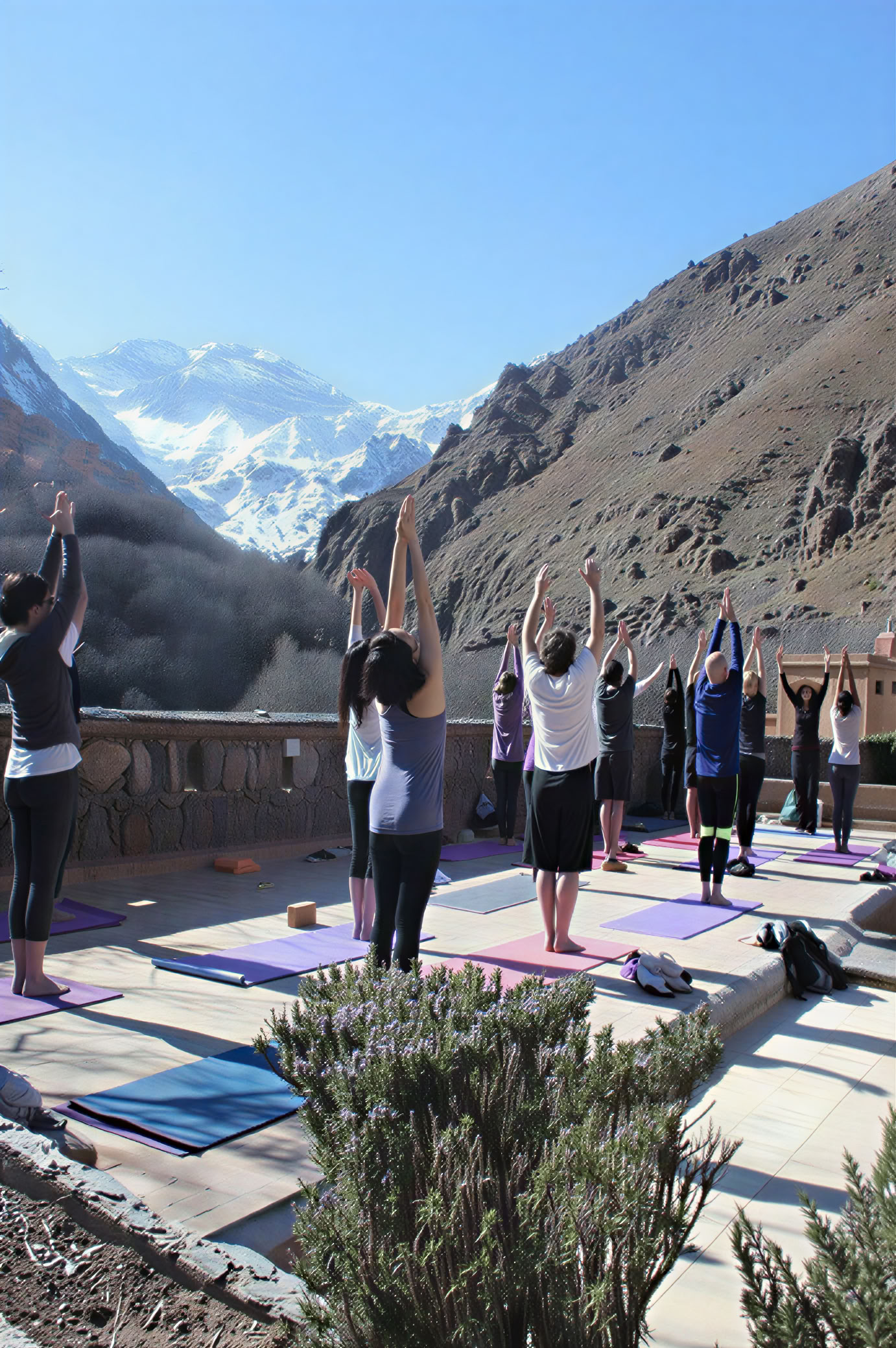 Retraite de yoga en montagne