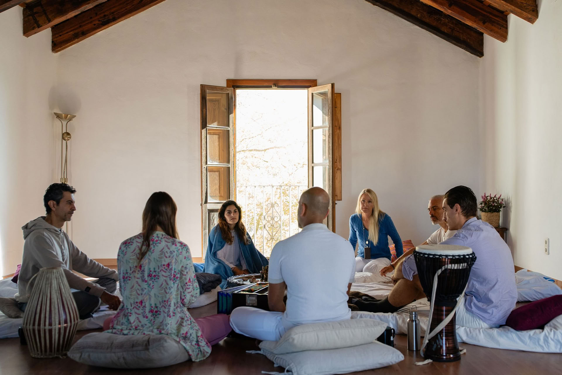 Retraite d'une journée de breathwork, méditation et microdosage