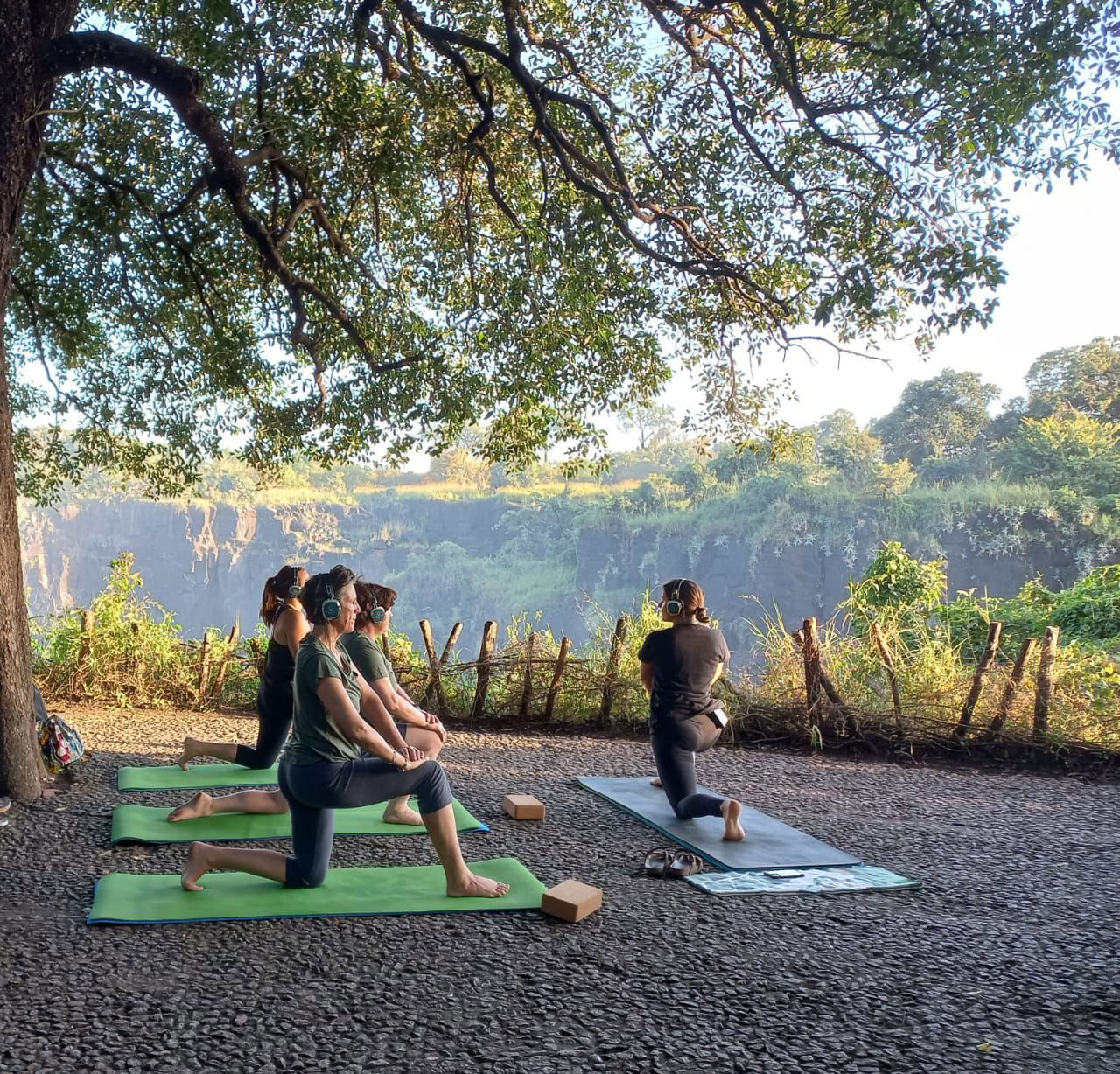 Yoga aux Falls