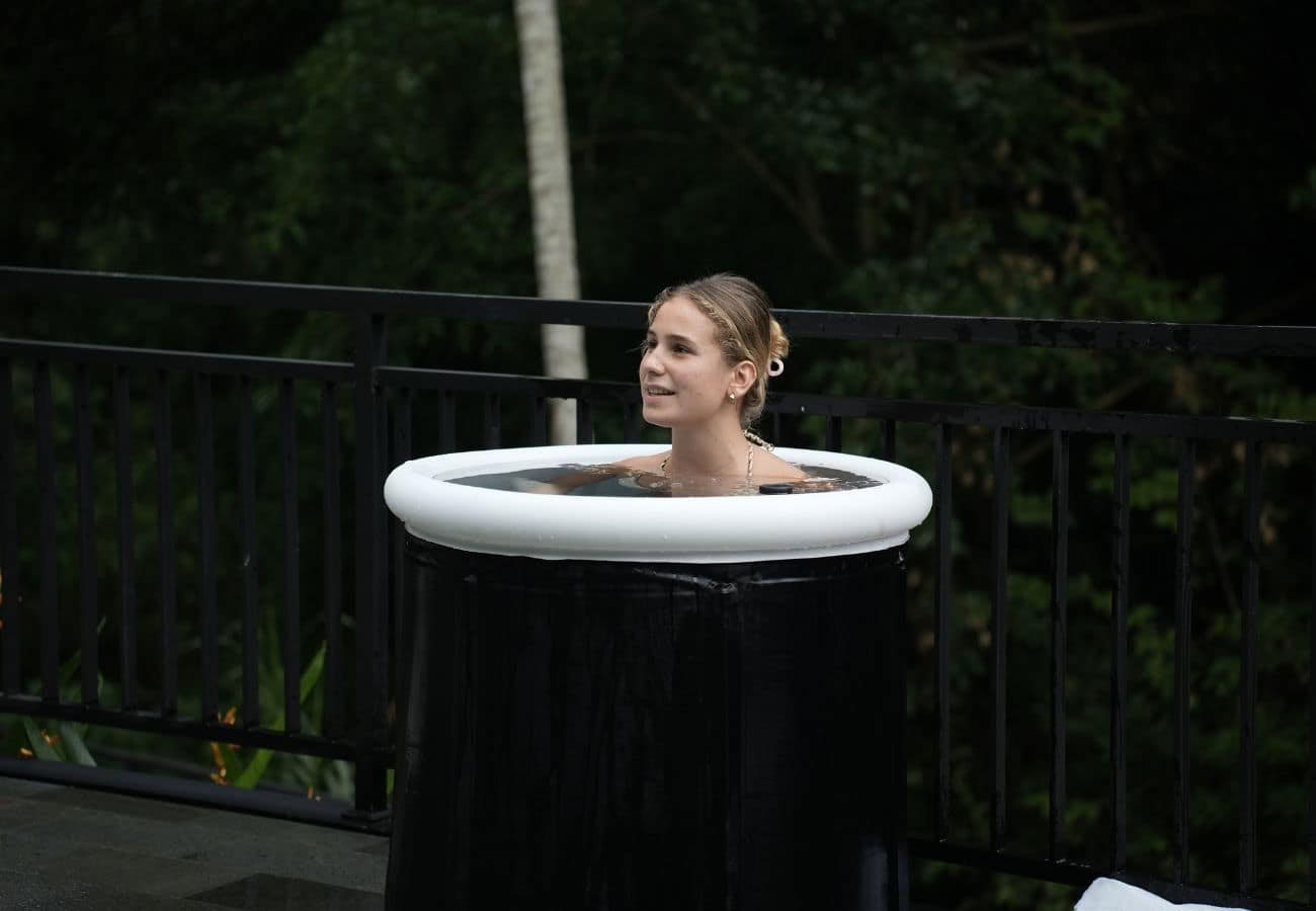 Expérience de bain glacé