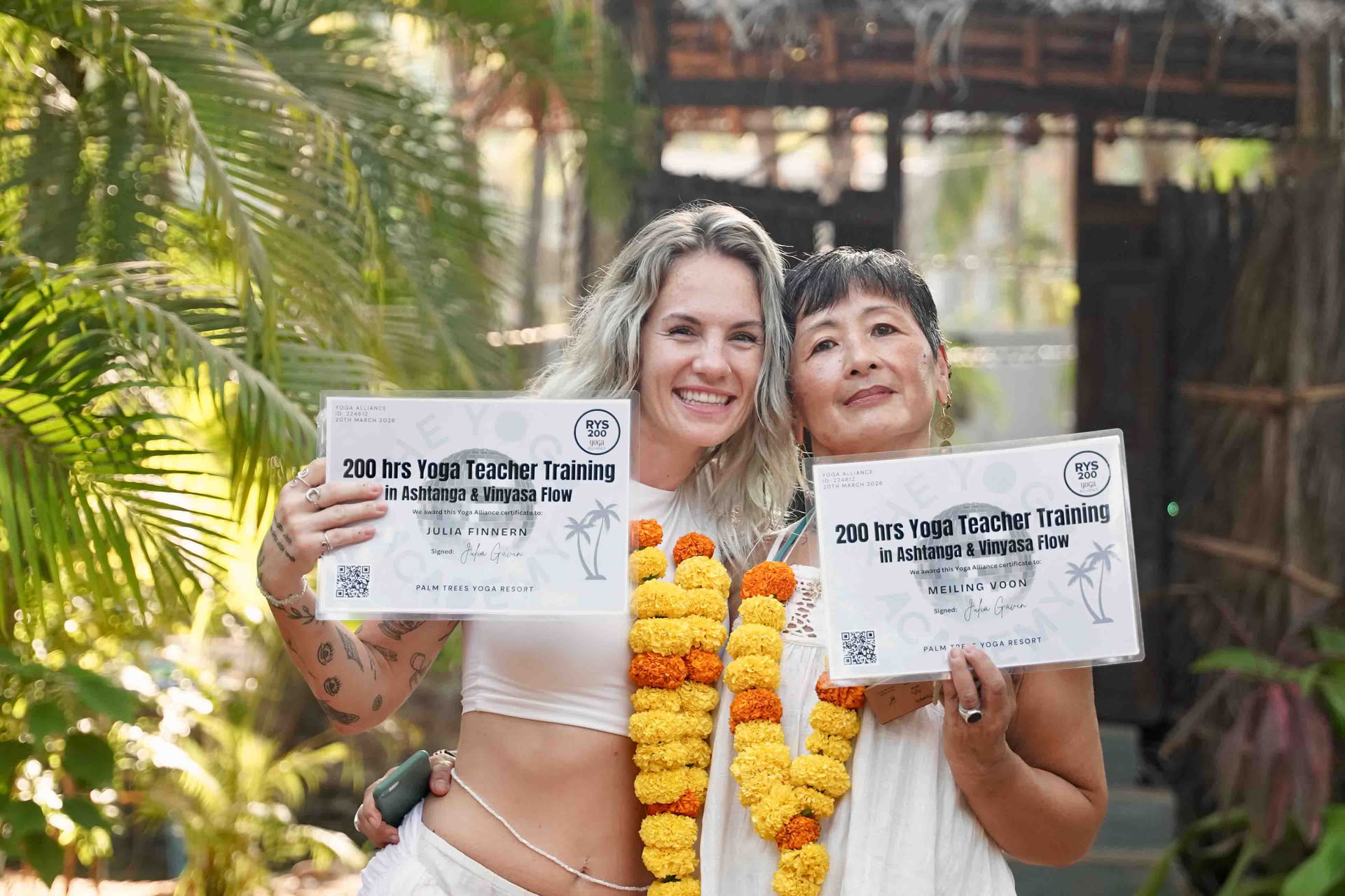 Formation de professeur de yoga de 200 heures à Goa, Inde