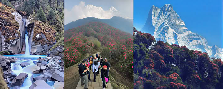 Machhapuchhre Trek et Exploration de l'Himalaya 11 jours