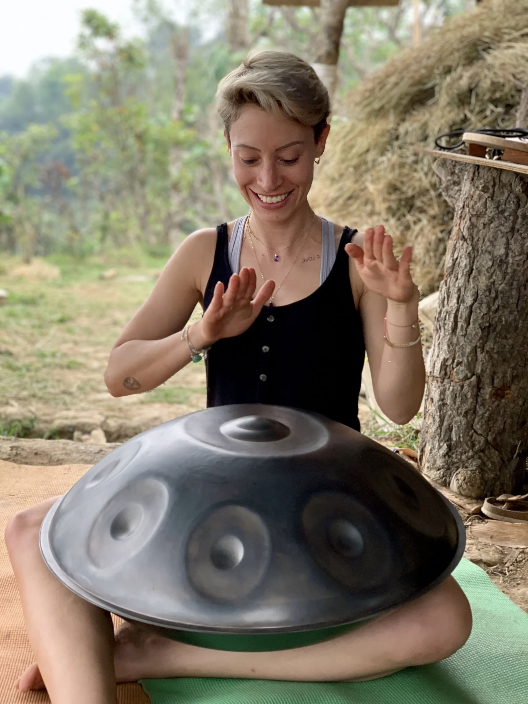 Retraite pour l'apprentissage du handpan