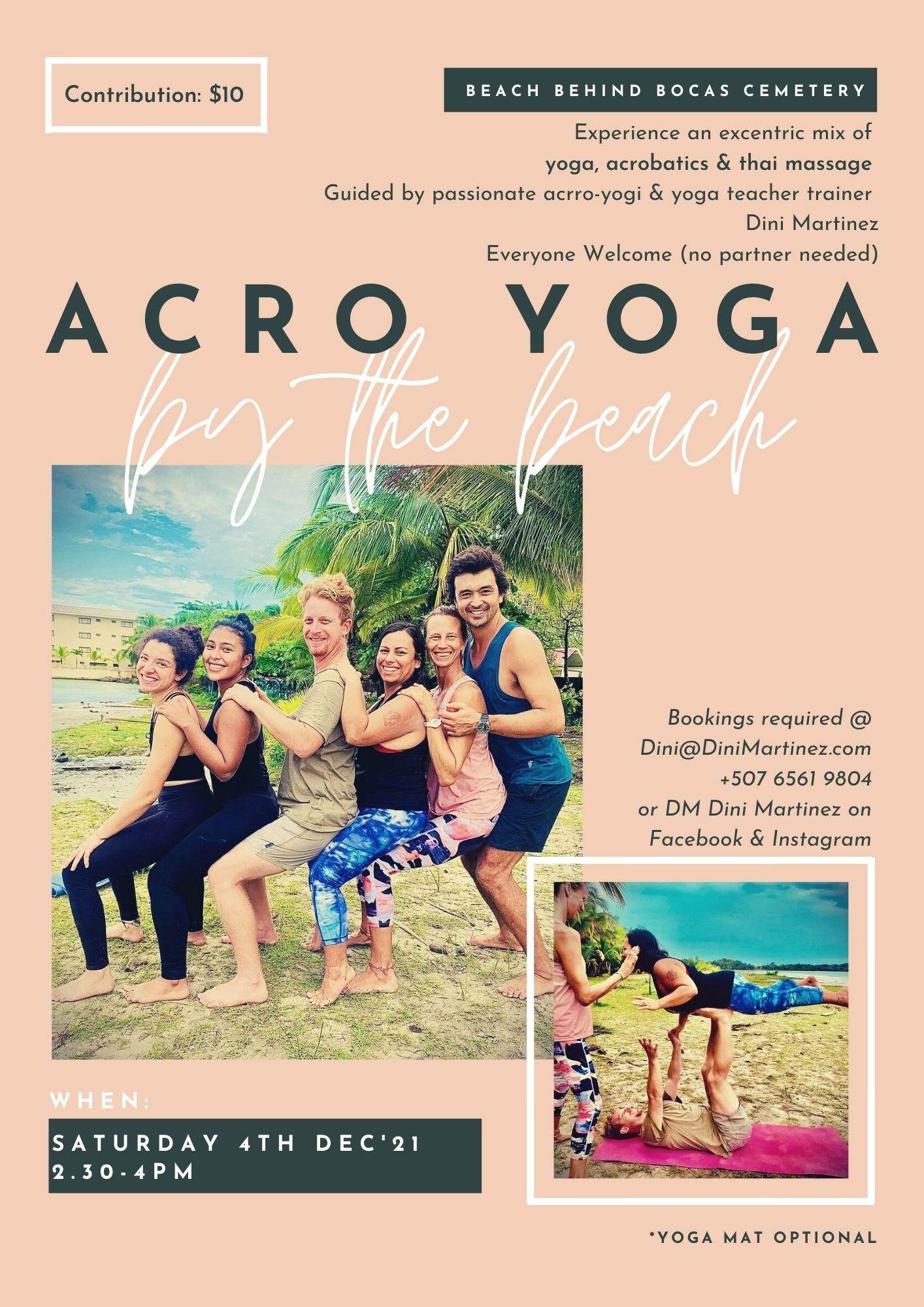 Acro Yoga à Bocas