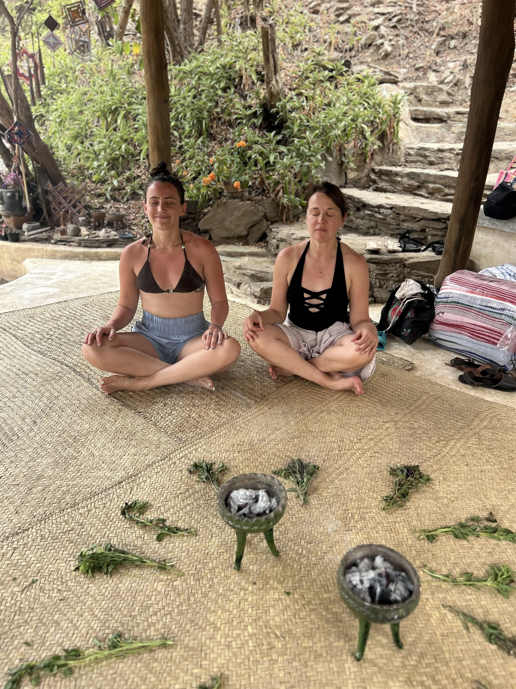 Retraite de yoga sur la plage au Mexique