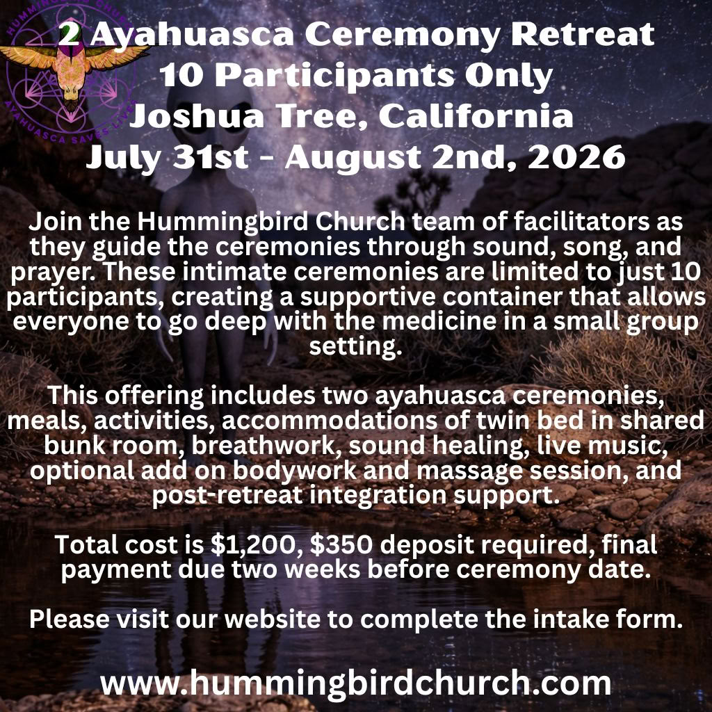 10 participants seulement - Joshua Tree, Californie - 31 juillet au 2 août 2026