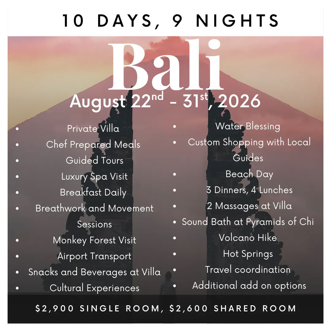 Voyage à Bali - 22 au 31 août 2026