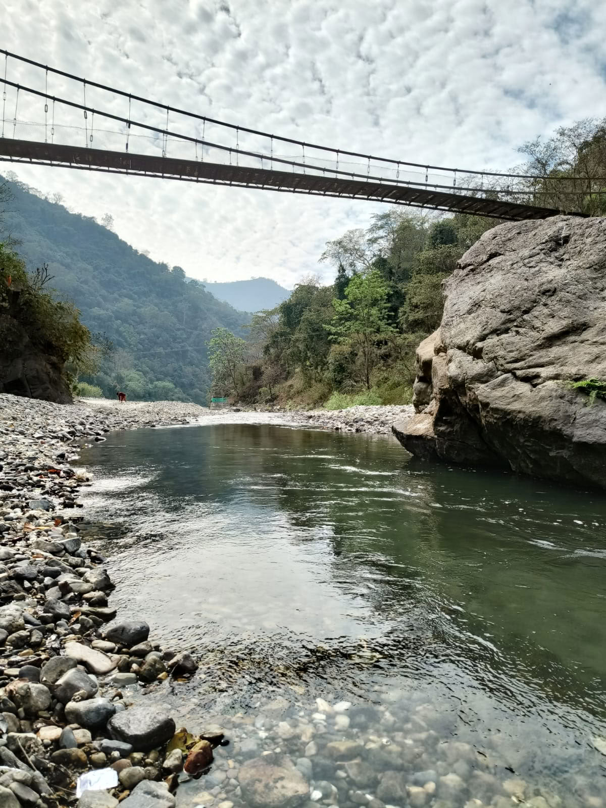 Retraite au bord de la rivière
