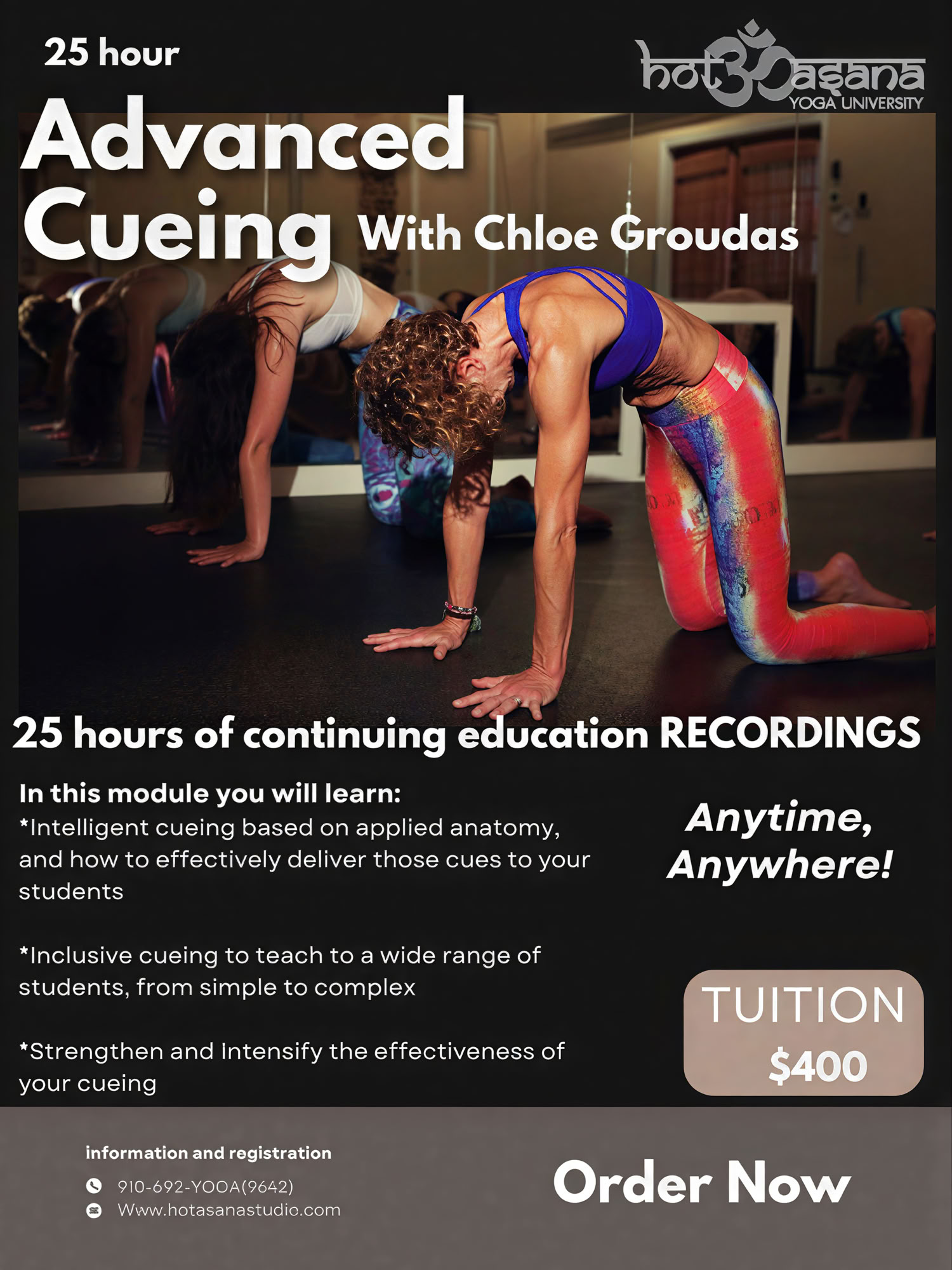 25 Heures | Advanced Patterning & Creative Sequencing | chez Love More Hot Yoga