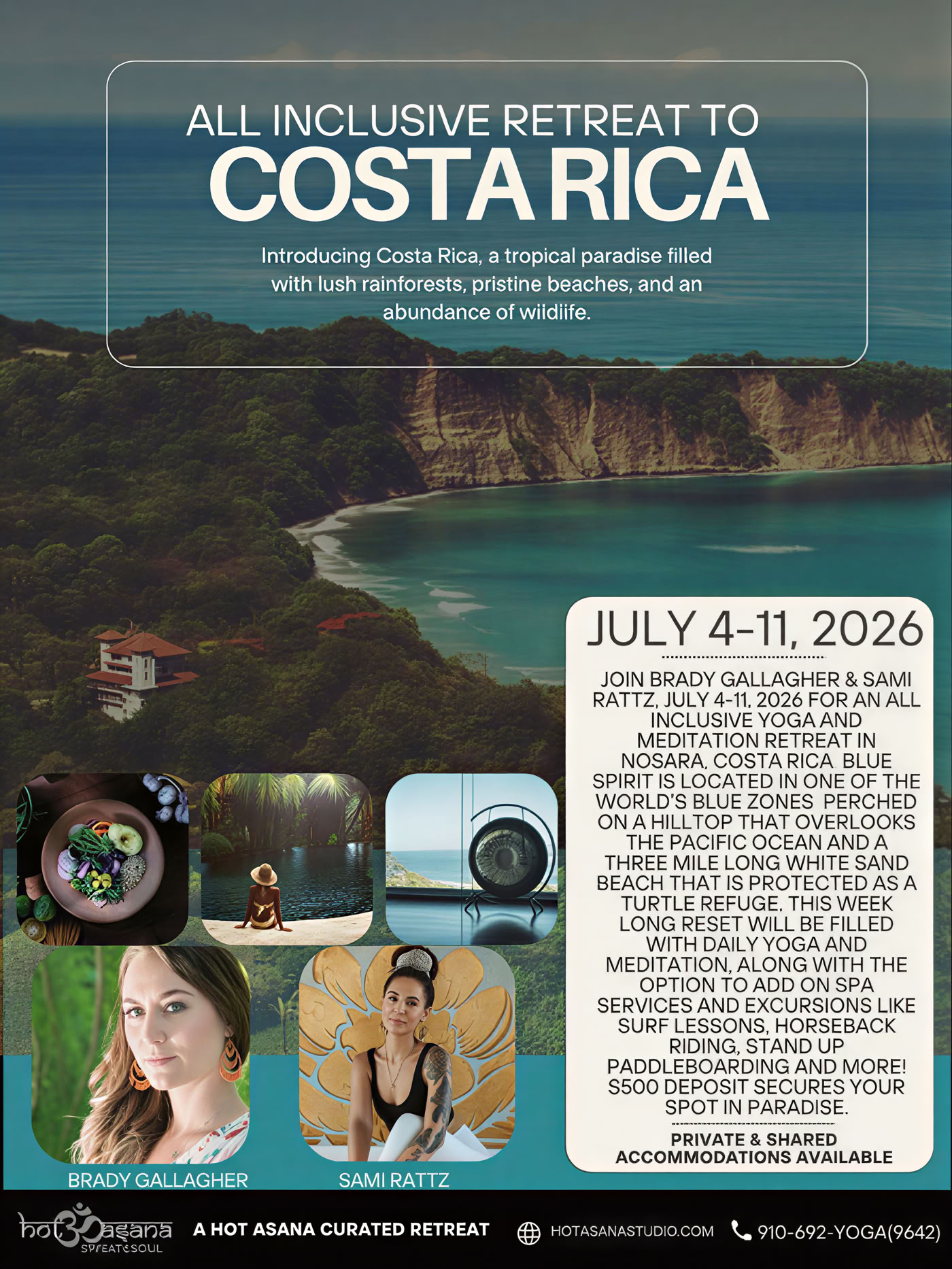 Retraite au Costa Rica avec Brady Gallagher & Sami Rattz