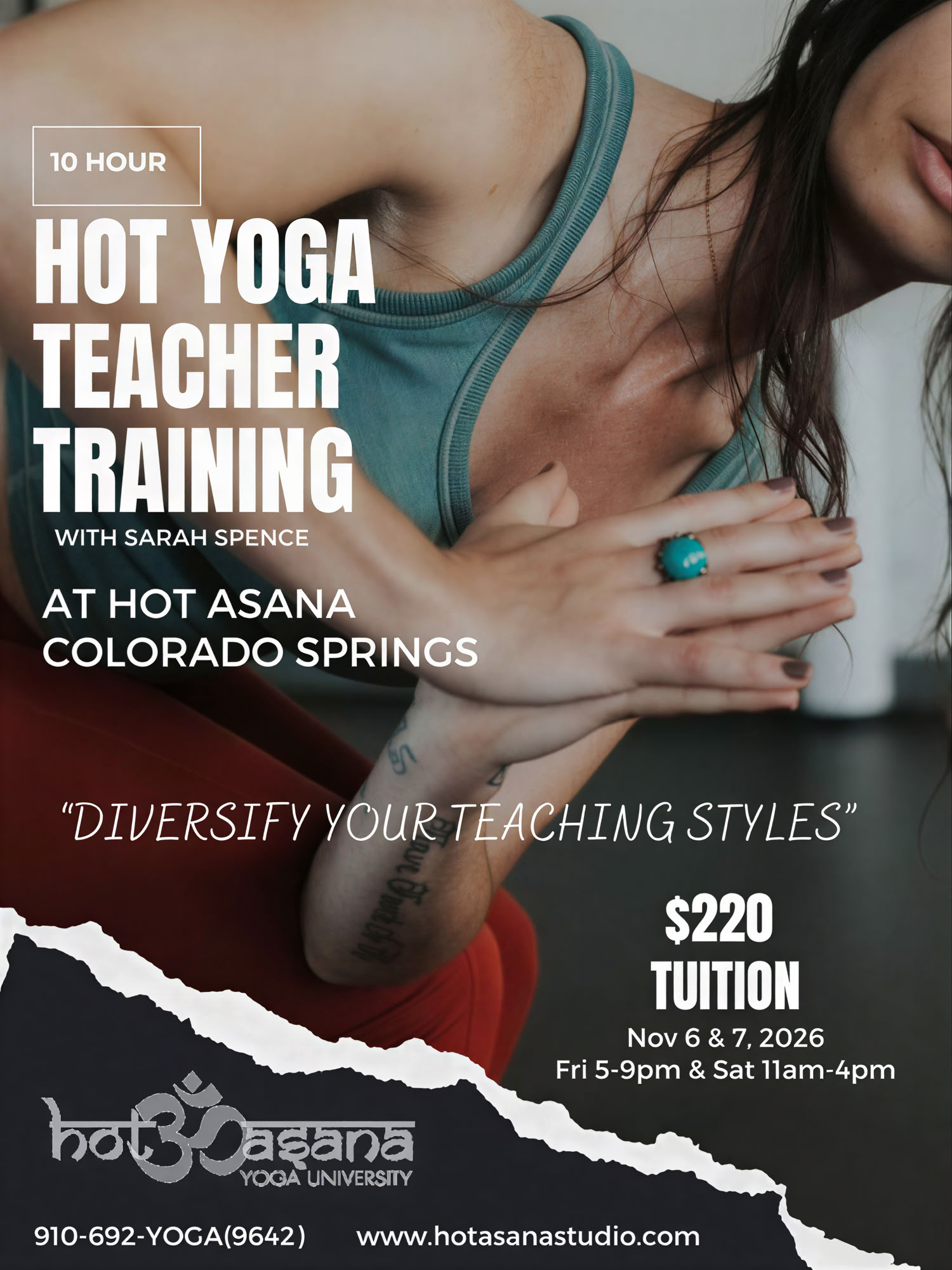 10 Hours | Formation de Hot Yoga | Colorado Springs