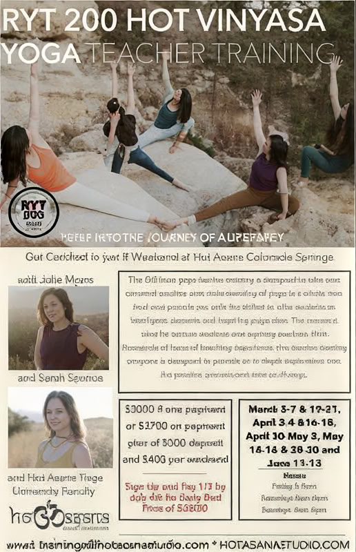 Formation de professeurs de yoga de 200 heures à Colorado Springs avec Sarah Spence et Julie Myers