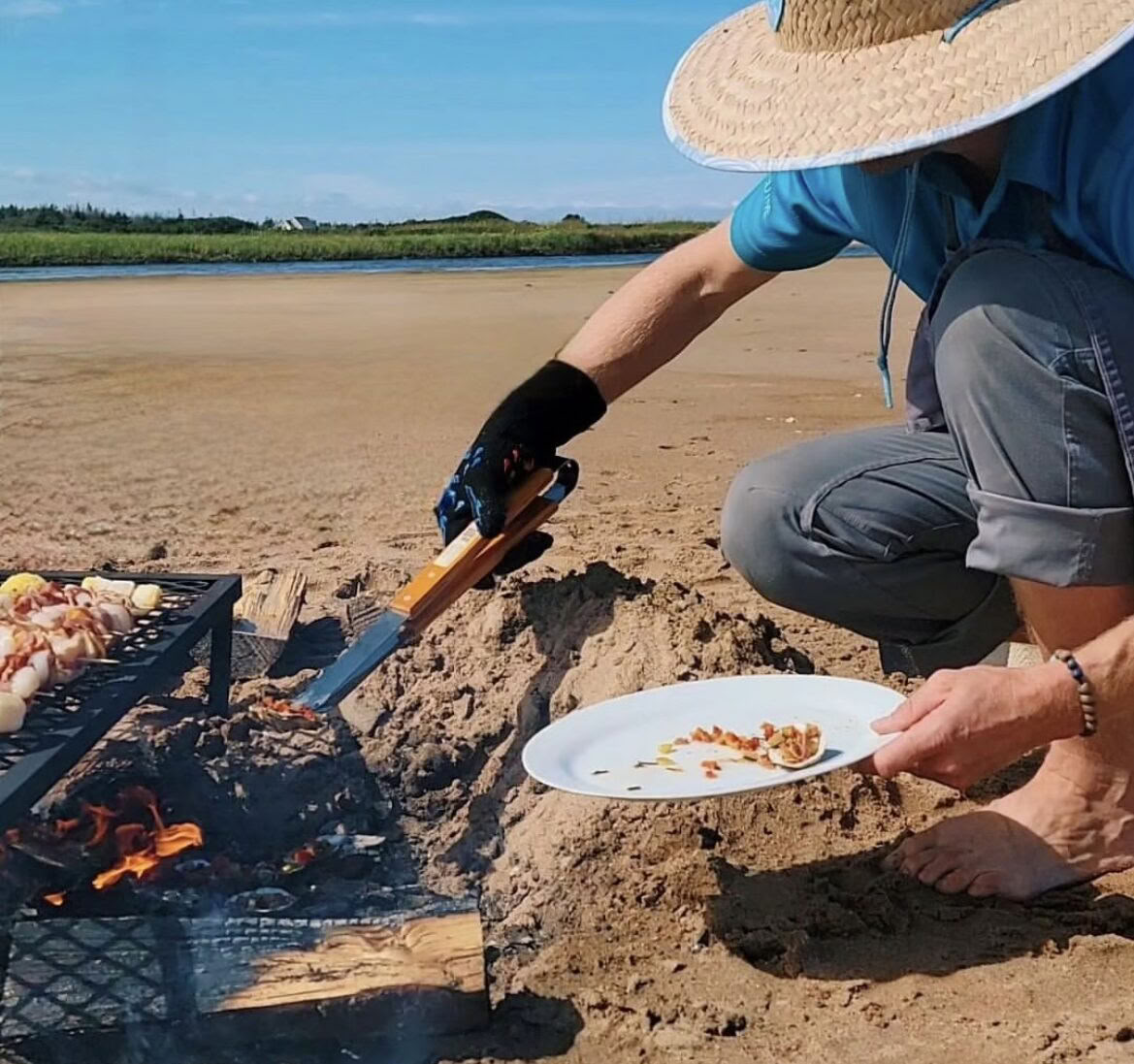 Fête sur la plage