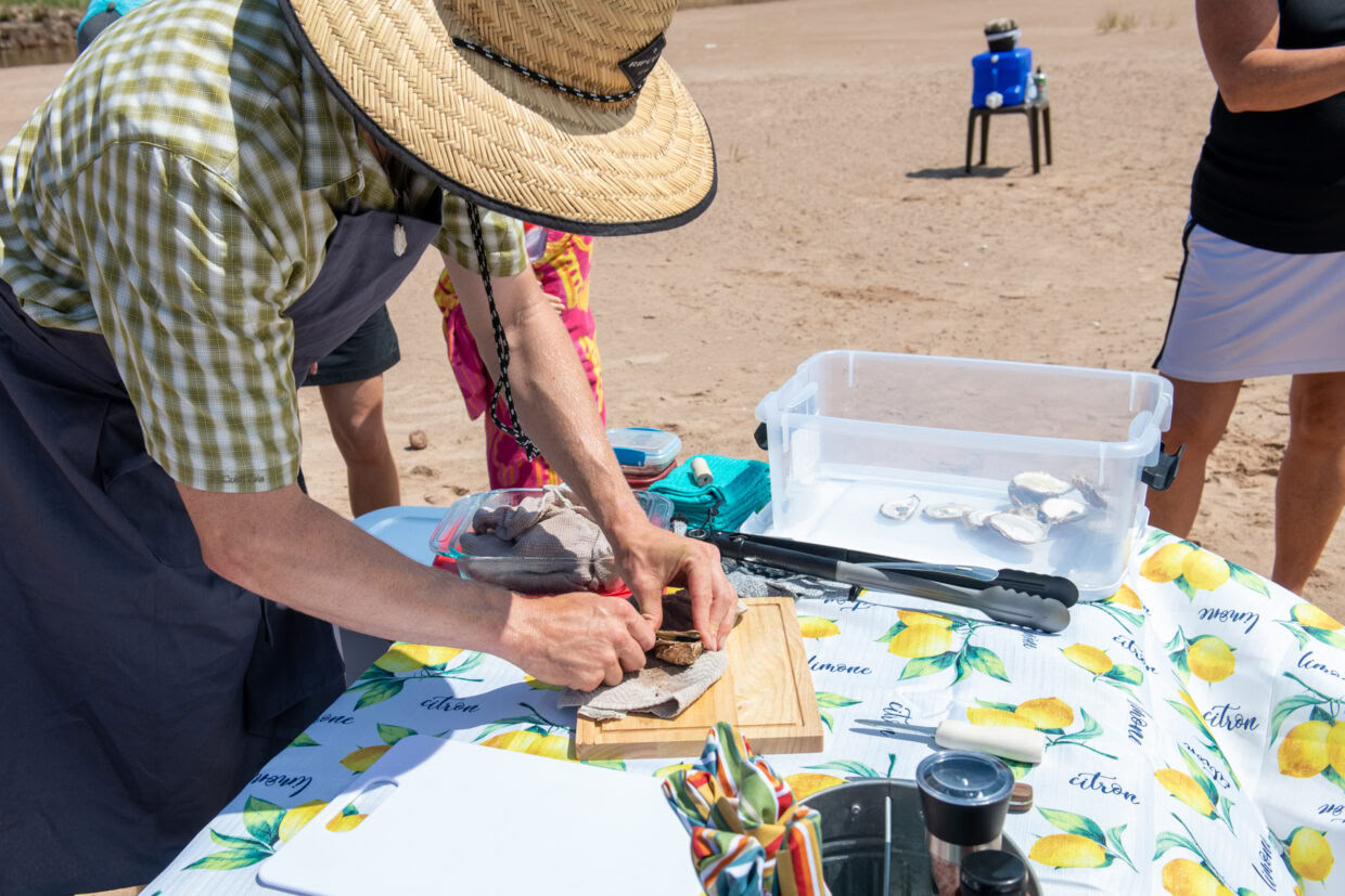 Fête sur la plage
