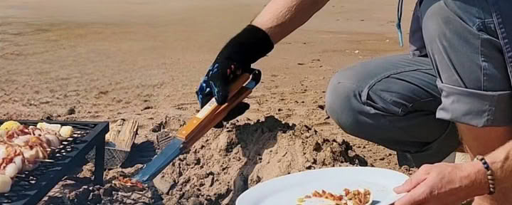 Fête sur la plage