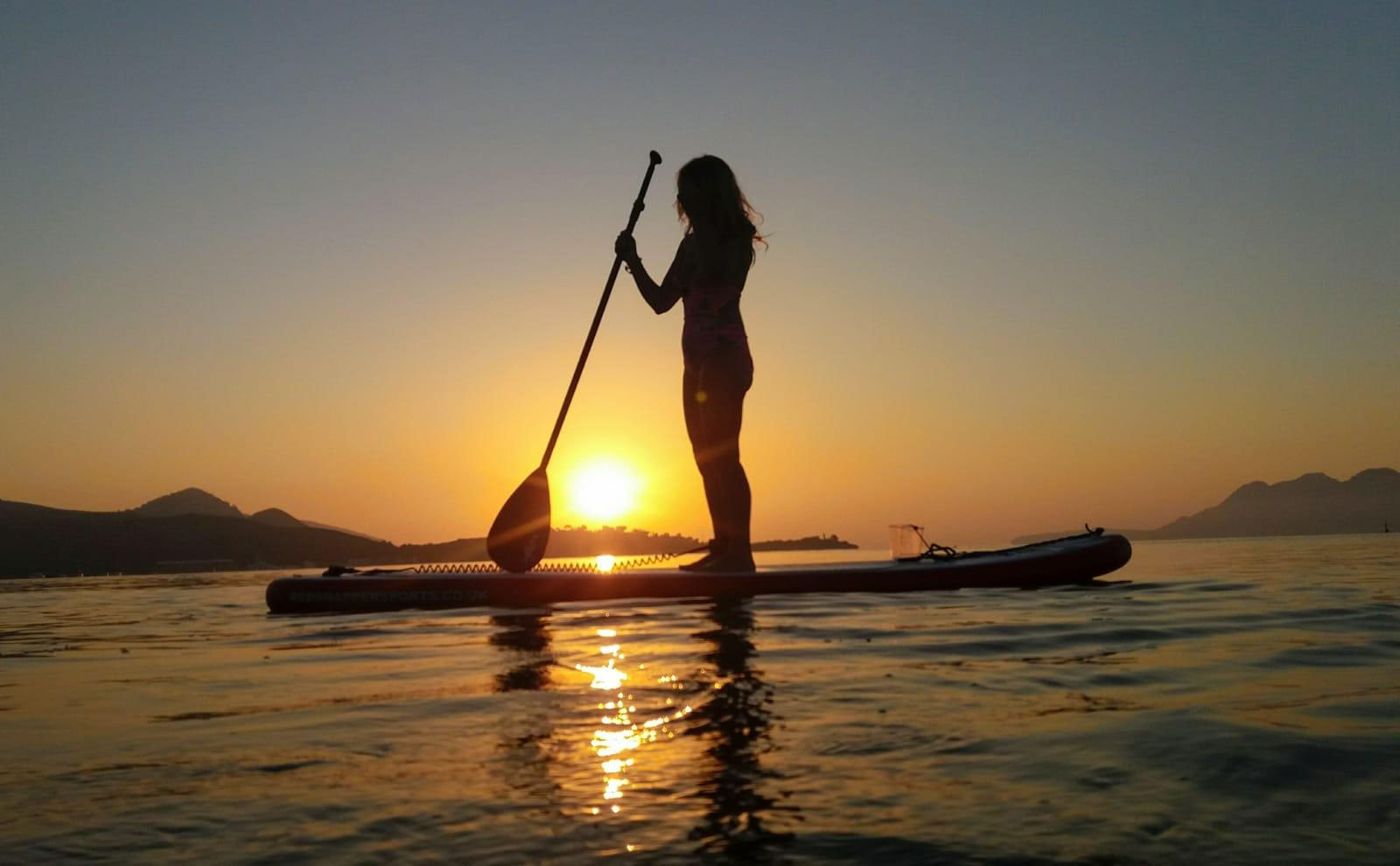 Tour en SUP au coucher du soleil