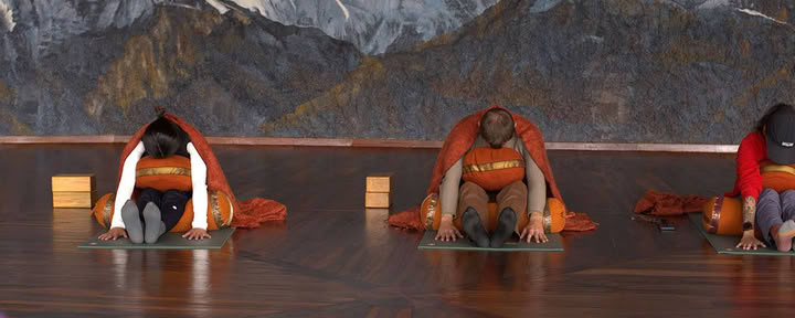 Retraite de yoga en cours privé