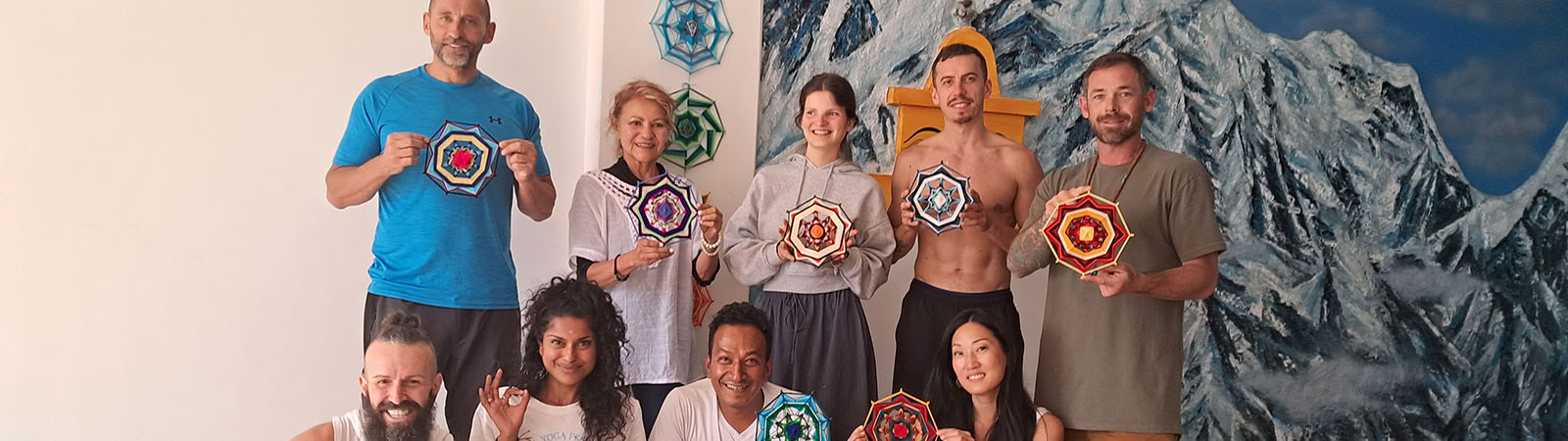 Atelier de tissage de mandala